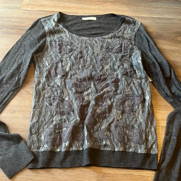 NWT hinge beaded sweater size small - Picture 1 of 4